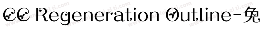 CC Regeneration Outline字体转换